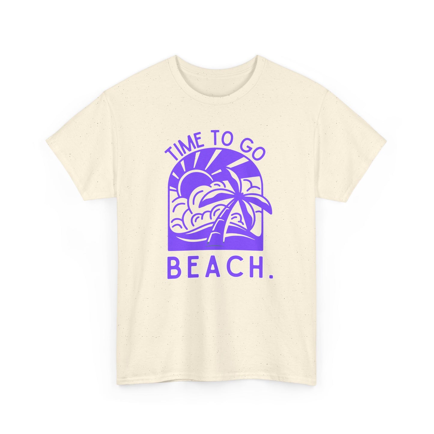 Beach Vibes Tee, Summer Sun and Palm Tree Shirt, Tropical Vacation Top, Unisex Graphic Tee, Time To Go Beach Tee, Beach Lover Gift