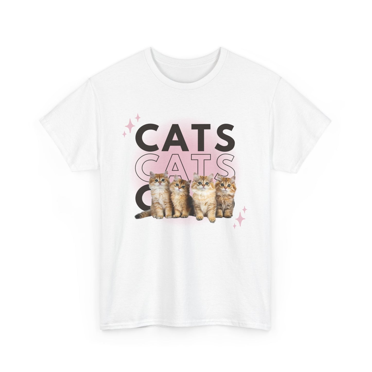 Cat Lover Unisex Tee, Kitten Graphic Shirt, Animal Print Tshirt, Pet Owner Gift, Feline Fan Top, Cute Kitty Apparel