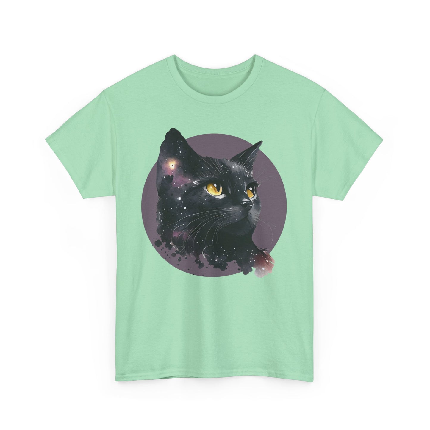 Cat Lover Unisex Heavy Cotton Tee - Cute Feline Animal Graphic T-Shirt, Cat Mom Gift, Cat Dad Shirt, Kitty Lover Tee, Pet Owner Top