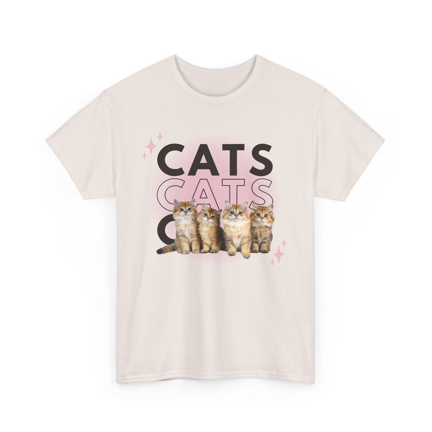 Cat Lover Unisex Tee, Kitten Graphic Shirt, Animal Print Tshirt, Pet Owner Gift, Feline Fan Top, Cute Kitty Apparel