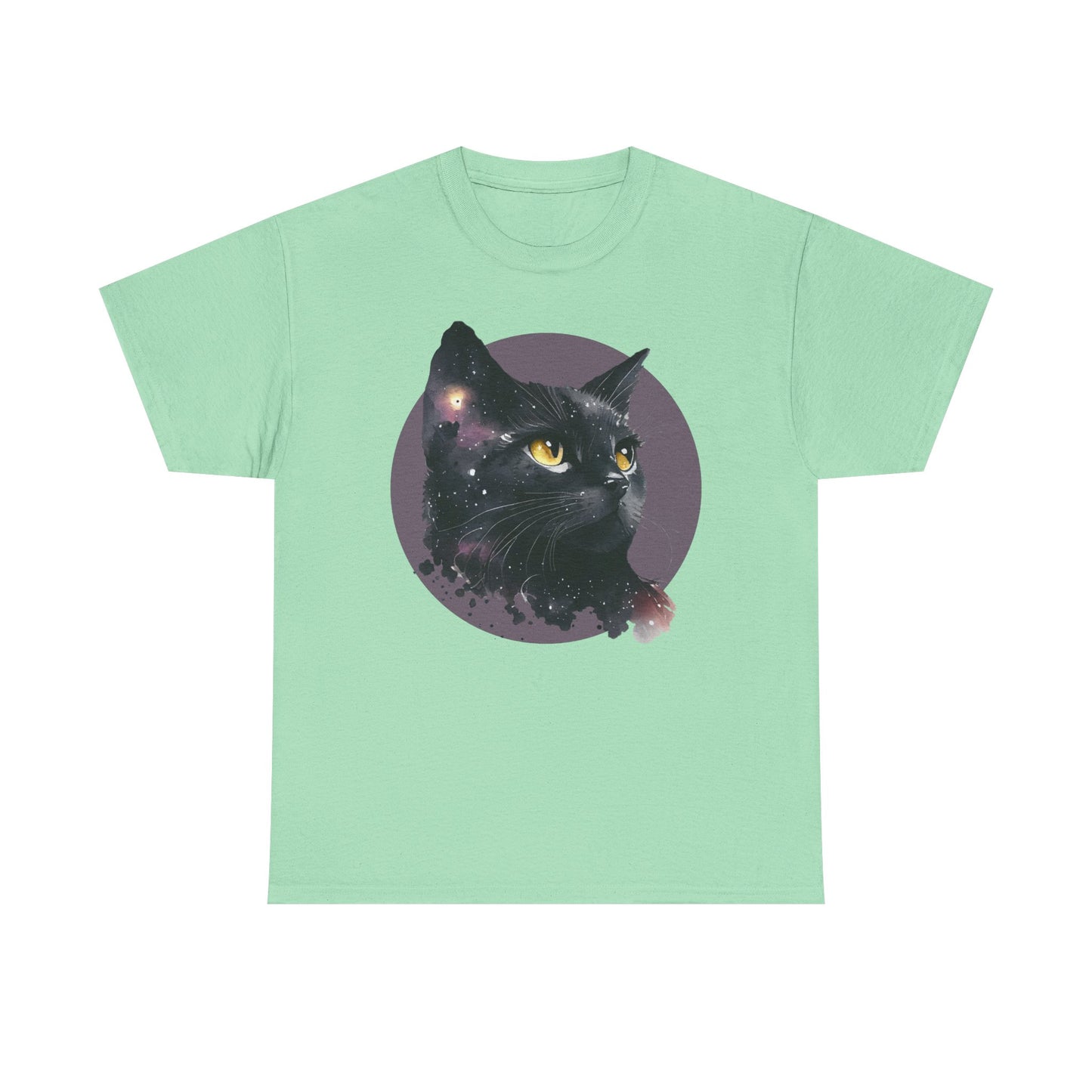 Cat Lover Unisex Heavy Cotton Tee - Cute Feline Animal Graphic T-Shirt, Cat Mom Gift, Cat Dad Shirt, Kitty Lover Tee, Pet Owner Top