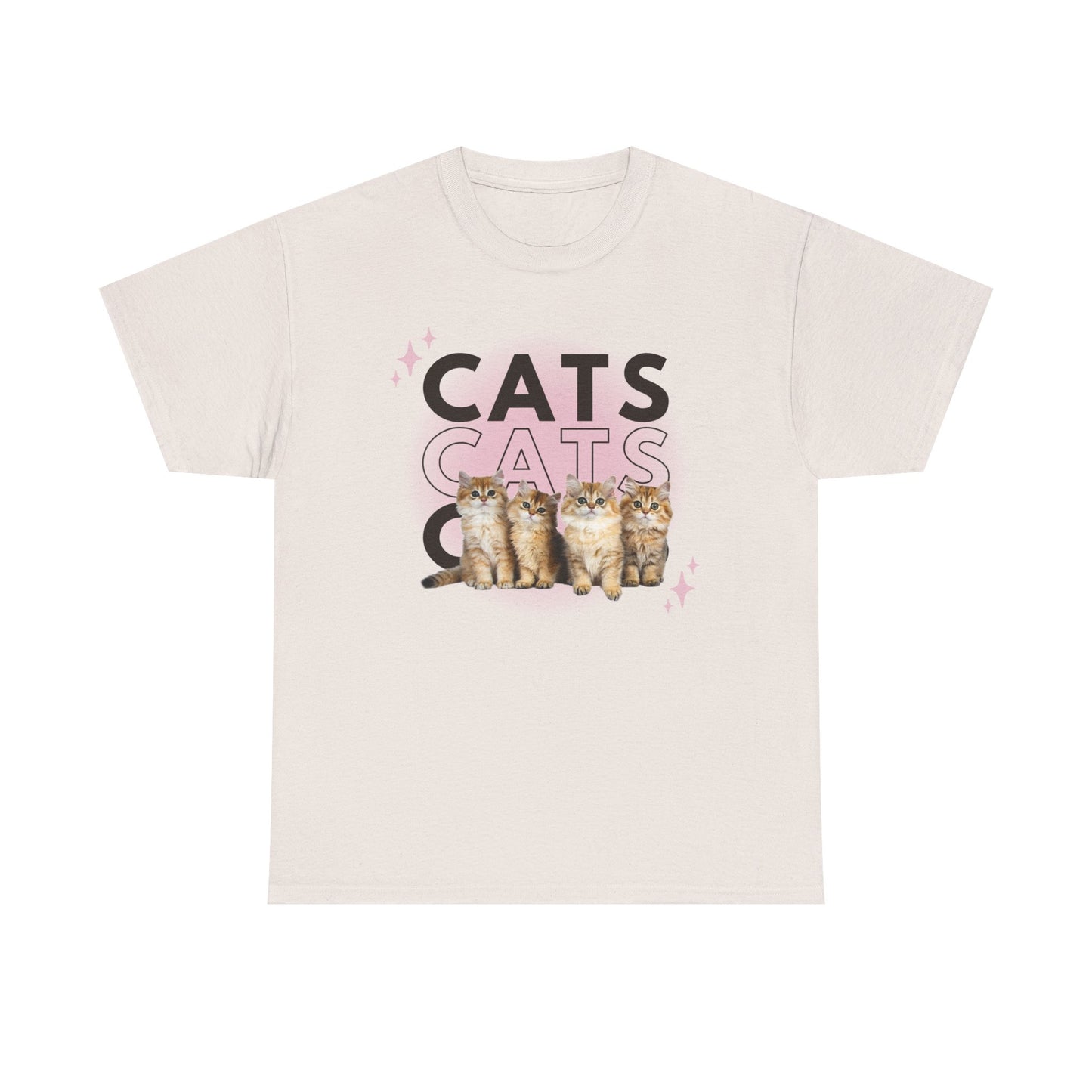 Cat Lover Unisex Tee, Kitten Graphic Shirt, Animal Print Tshirt, Pet Owner Gift, Feline Fan Top, Cute Kitty Apparel