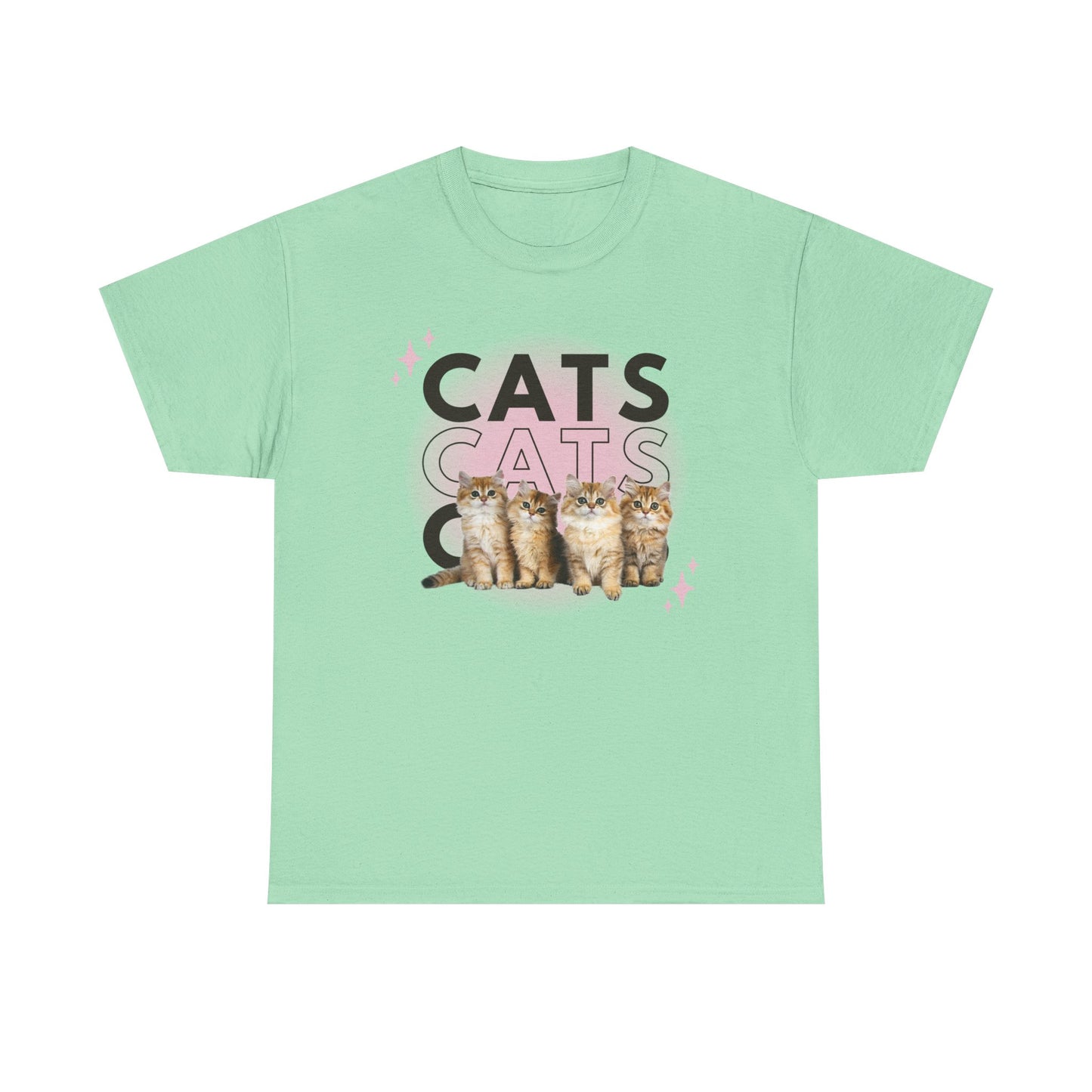 Cat Lover Unisex Tee, Kitten Graphic Shirt, Animal Print Tshirt, Pet Owner Gift, Feline Fan Top, Cute Kitty Apparel