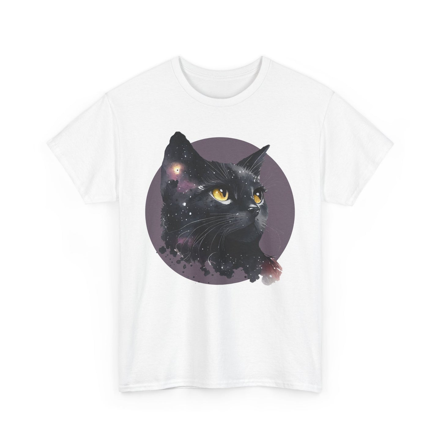 Cat Lover Unisex Heavy Cotton Tee - Cute Feline Animal Graphic T-Shirt, Cat Mom Gift, Cat Dad Shirt, Kitty Lover Tee, Pet Owner Top