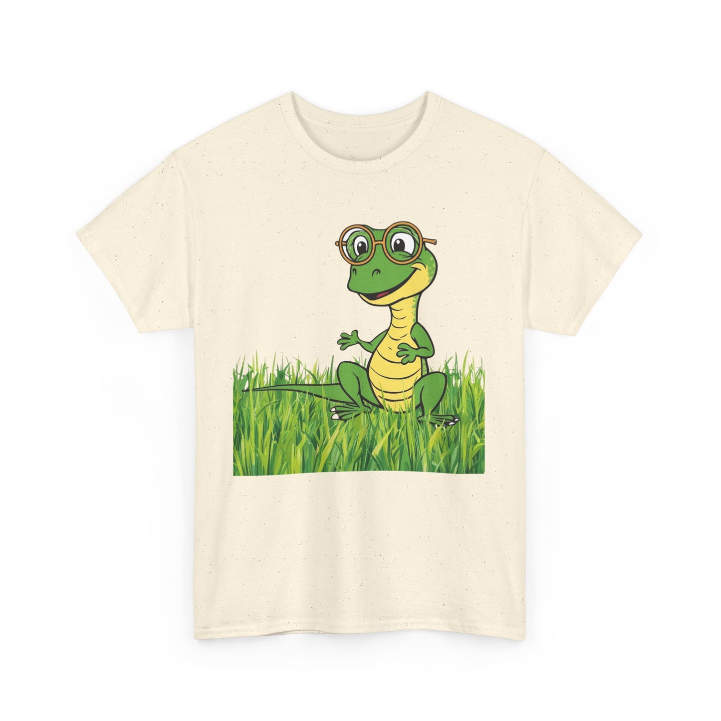 Cartoon Lizard Sunglasses Tee, Funny Reptile T-Shirt, Nature Lover Gift, Outdoor Adventure Shirt, Animal Graphic Top