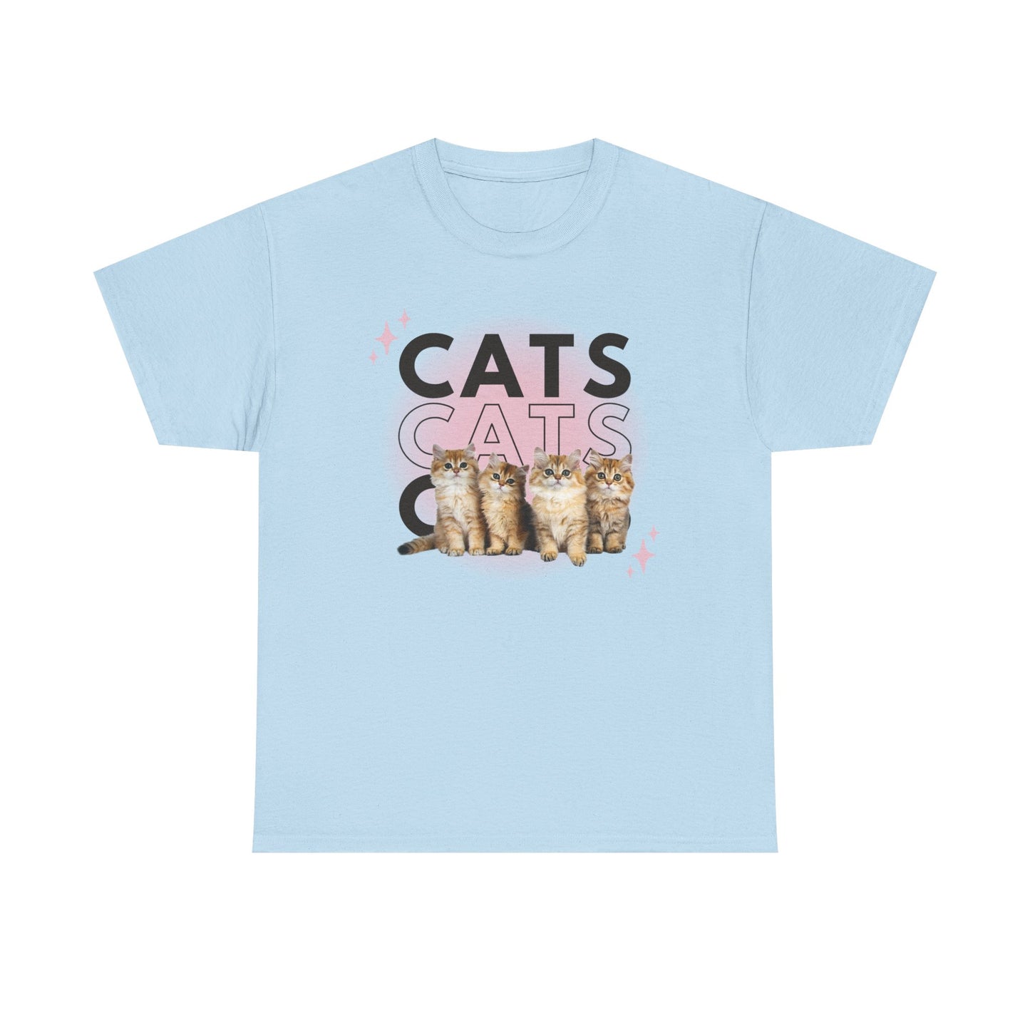 Cat Lover Unisex Tee, Kitten Graphic Shirt, Animal Print Tshirt, Pet Owner Gift, Feline Fan Top, Cute Kitty Apparel