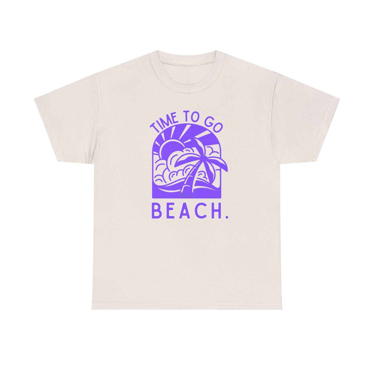 Beach Vibes Tee, Summer Sun and Palm Tree Shirt, Tropical Vacation Top, Unisex Graphic Tee, Time To Go Beach Tee, Beach Lover Gift