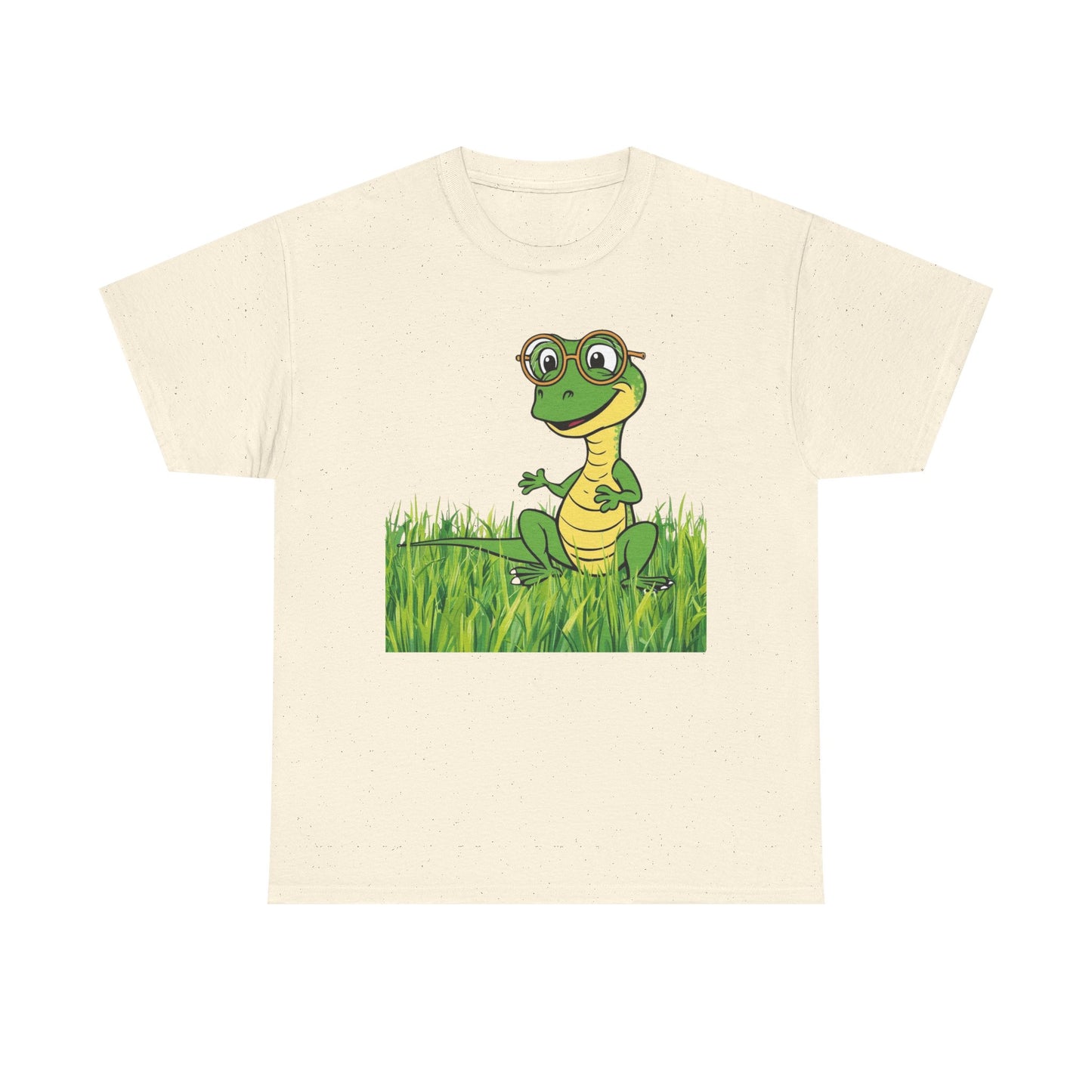 Cartoon Lizard Sunglasses Tee, Funny Reptile T-Shirt, Nature Lover Gift, Outdoor Adventure Shirt, Animal Graphic Top