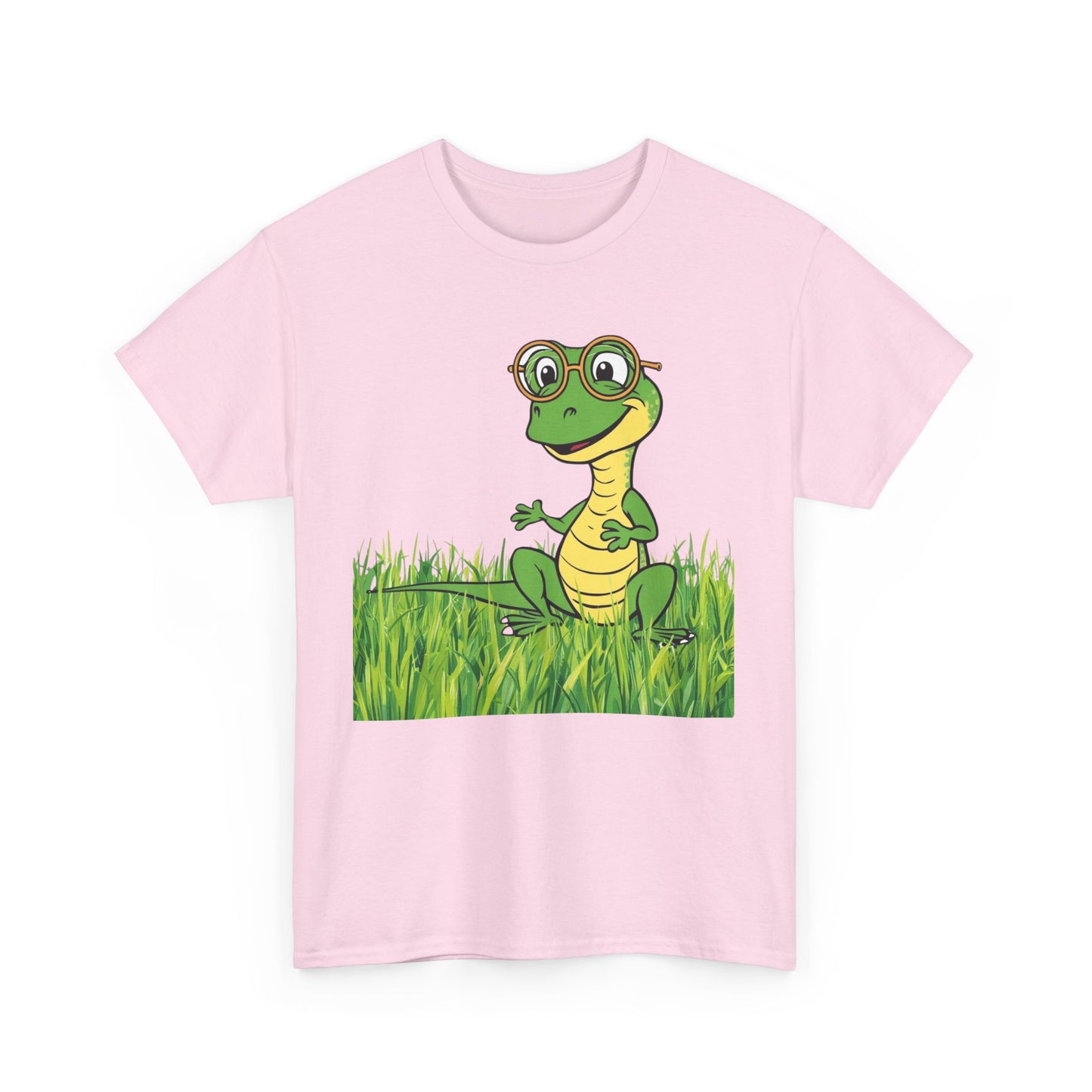 Cartoon Lizard Sunglasses Tee, Funny Reptile T-Shirt, Nature Lover Gift, Outdoor Adventure Shirt, Animal Graphic Top