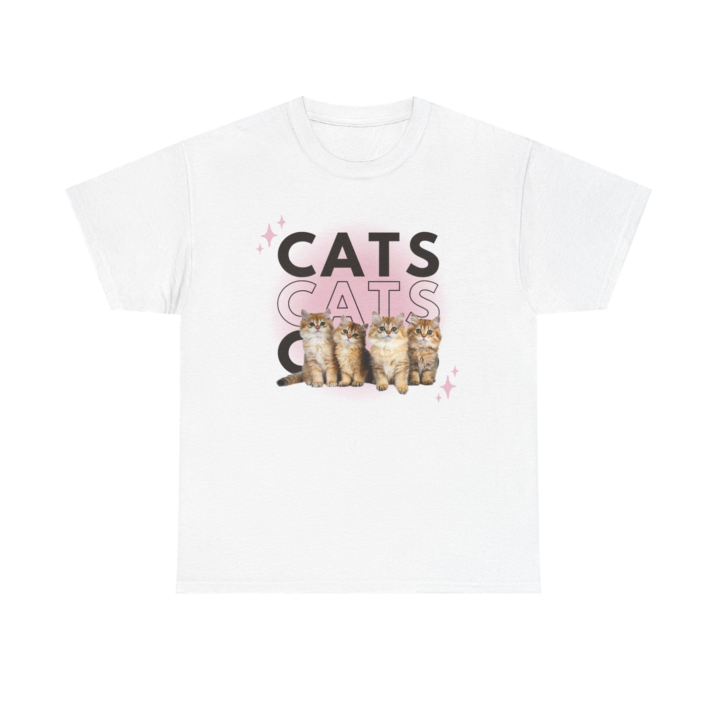 Cat Lover Unisex Tee, Kitten Graphic Shirt, Animal Print Tshirt, Pet Owner Gift, Feline Fan Top, Cute Kitty Apparel