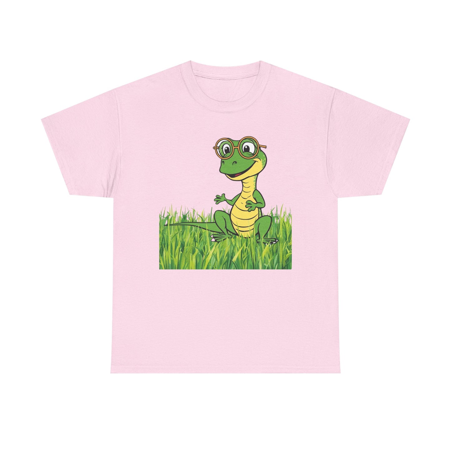 Cartoon Lizard Sunglasses Tee, Funny Reptile T-Shirt, Nature Lover Gift, Outdoor Adventure Shirt, Animal Graphic Top